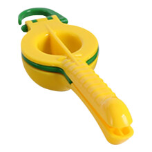 Lemon Juice Squeezer Hand Juicer Press Anti-Slip Portable Compact 10.04 X 2.95 X 2.17 In For Kitchen Baby Food Camping