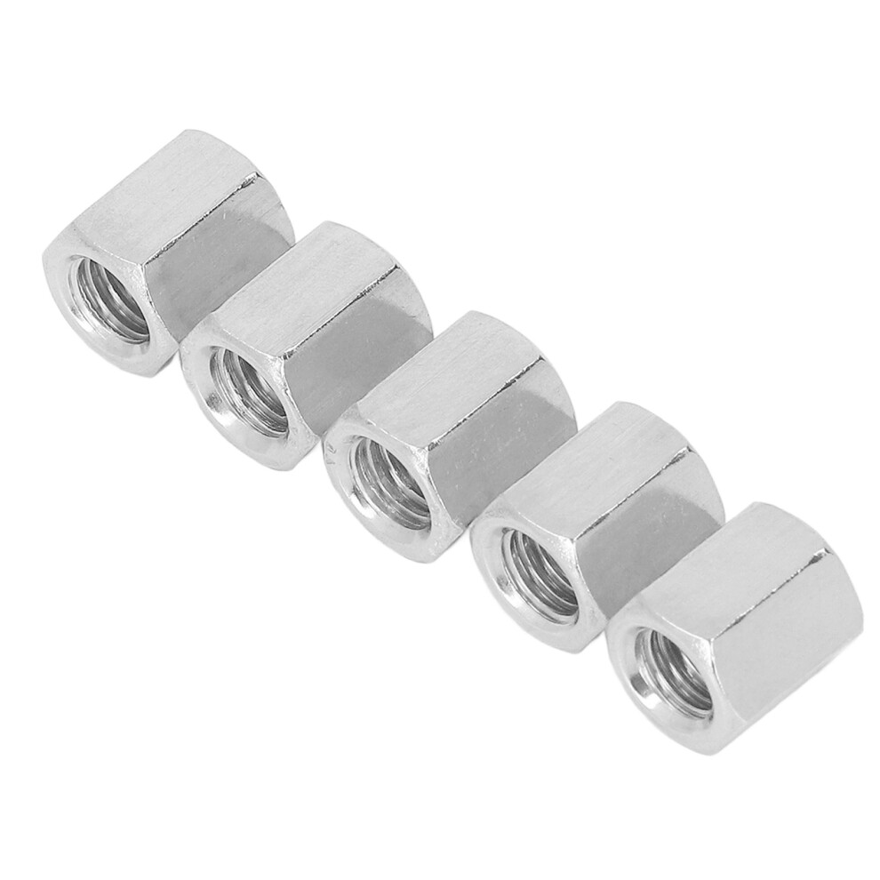 20 Pcs M8x1.25 12Mm Stainless Steel Hex Coupling Nuts For Rods 8771354526394