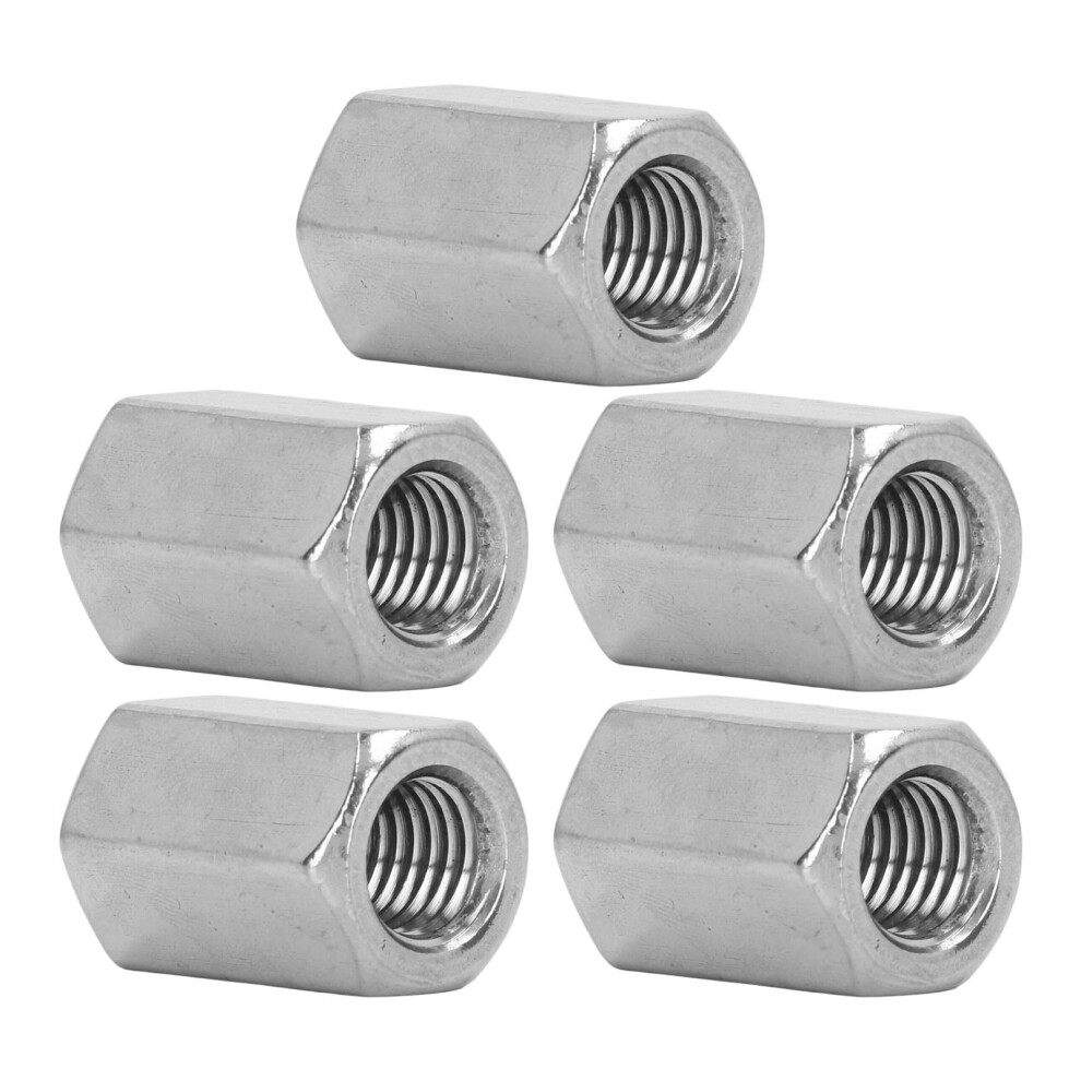 5Pcs M12 X 1.75 X 30Mm Stainless Steel Hex Nuts For Rods And Bolts 8451354526685