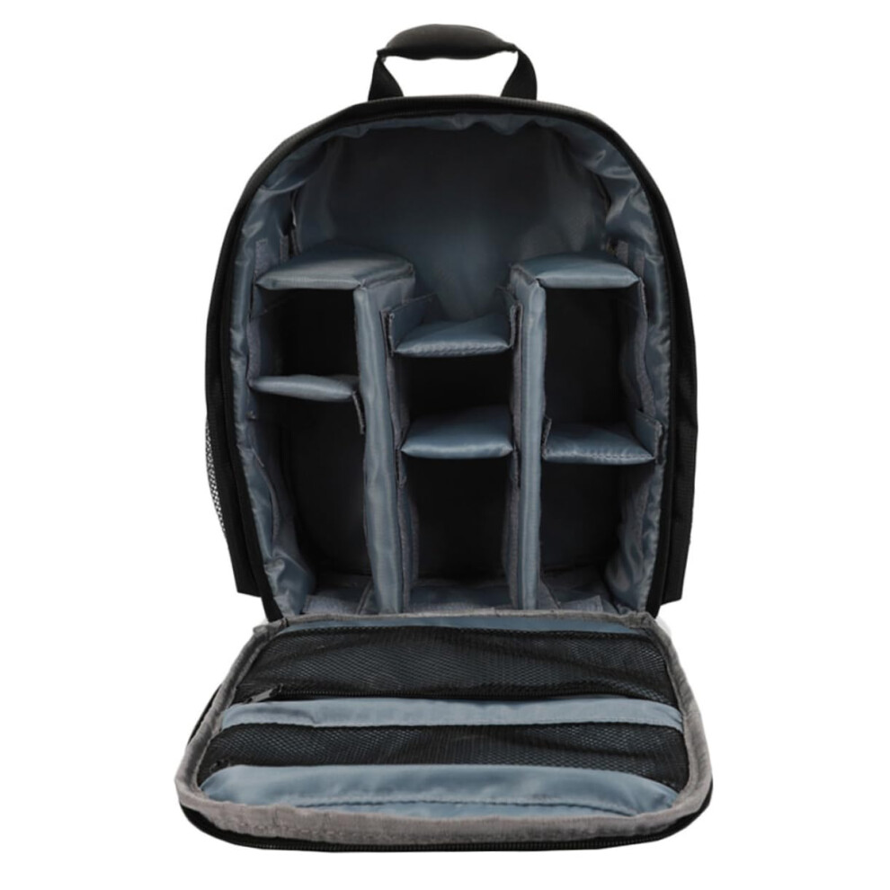 Dslr Camera Backpack, Nylon Camera Bag With Straps, Shockproof Design, For Hiking Camping Travel, Compatible With Dslr 9354506510664