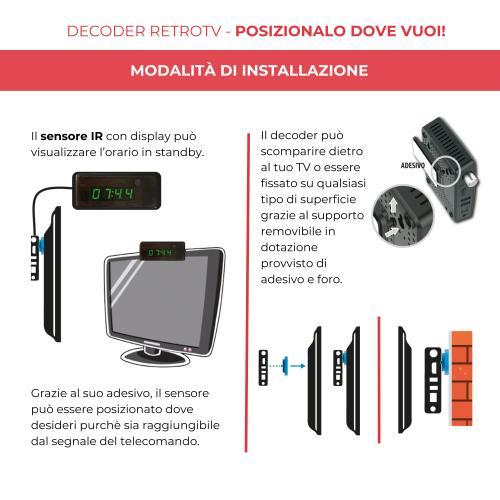 Tivusat HD Ultra Compact Satellite Decoder with Active Smartcard for Italian TV 2