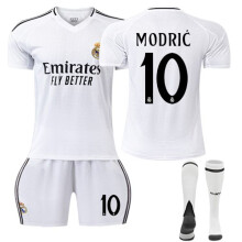 (26)Camiseta deportiva para niños y adultos del Real Madrid Local n. 10 MODRIC 26