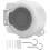 (Default) Wall Mounted Twin Cable Retractable Washing Line - 30m Long Clothes Line - Extendable Laundry Drying String Line Heavy-Duty Plastic & Polyvi 1