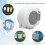 (Default) Wall Mounted Twin Cable Retractable Washing Line - 30m Long Clothes Line - Extendable Laundry Drying String Line Heavy-Duty Plastic & Polyvi 2