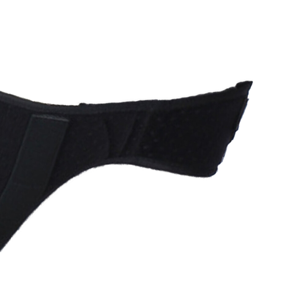 Adjustable Male Inguinal Hernia Support Belt, Black M