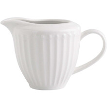 Sugar Bowl Ceramic With Lid, Creamer Jug And Milk Jug, White Coffee Serving Set
