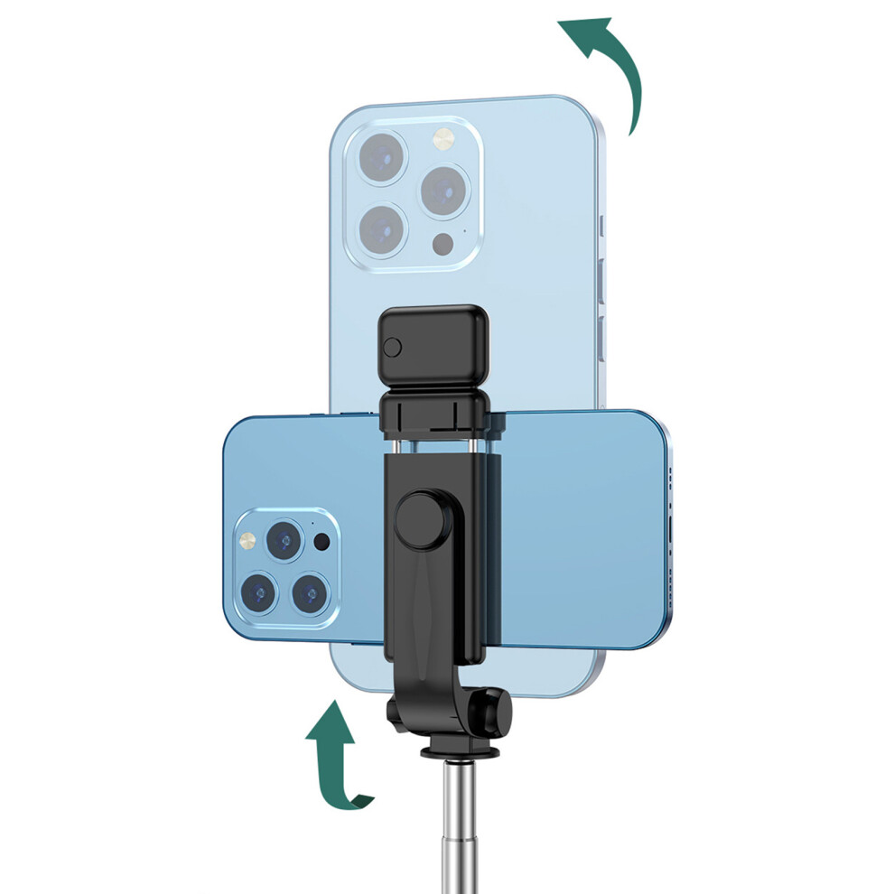 Portable Folding Selfie Stick Tripod With 10M Remote & Telescopic Legs Black 7661354542023