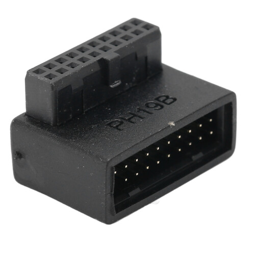 USB Front Panel Adapter Front Panel Socket 90 Elbow USB3.0 19Pin to ...