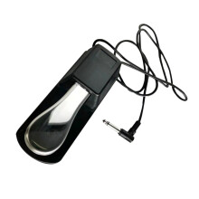 Stable Keyboard Sustain Pedal with Anti-Slip Features - Silver