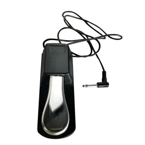 Stable Keyboard Sustain Pedal with Anti-Slip Features - Silver 1