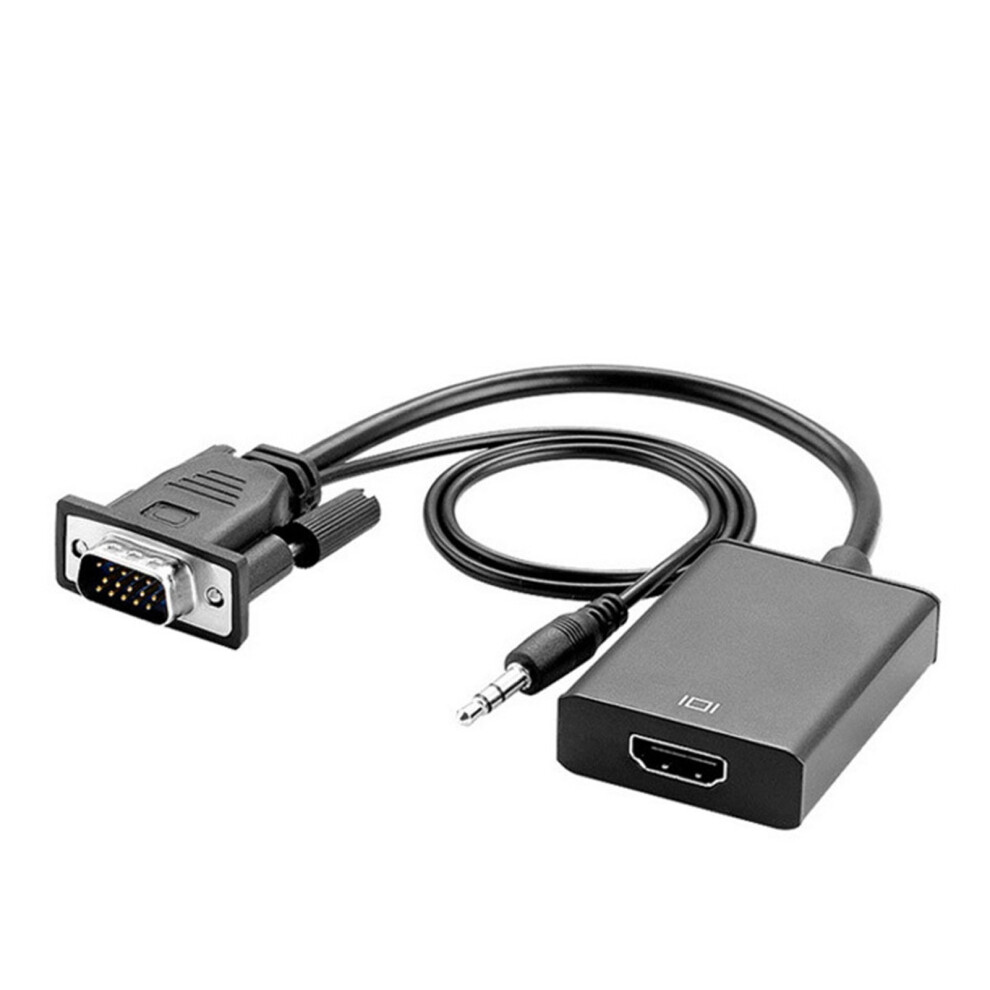 Vga To Hdmi Converter 1080P Tpe Cable For Pc, Tv, Projector 6951354547502