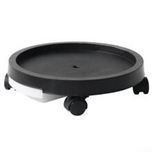 Flowerpot Tray Base With Rotating Wheels For Effortless Plant Relocation 400mm Diameter
