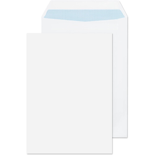 100 C5 100gsm Peel & Seal White Envelopes Blake