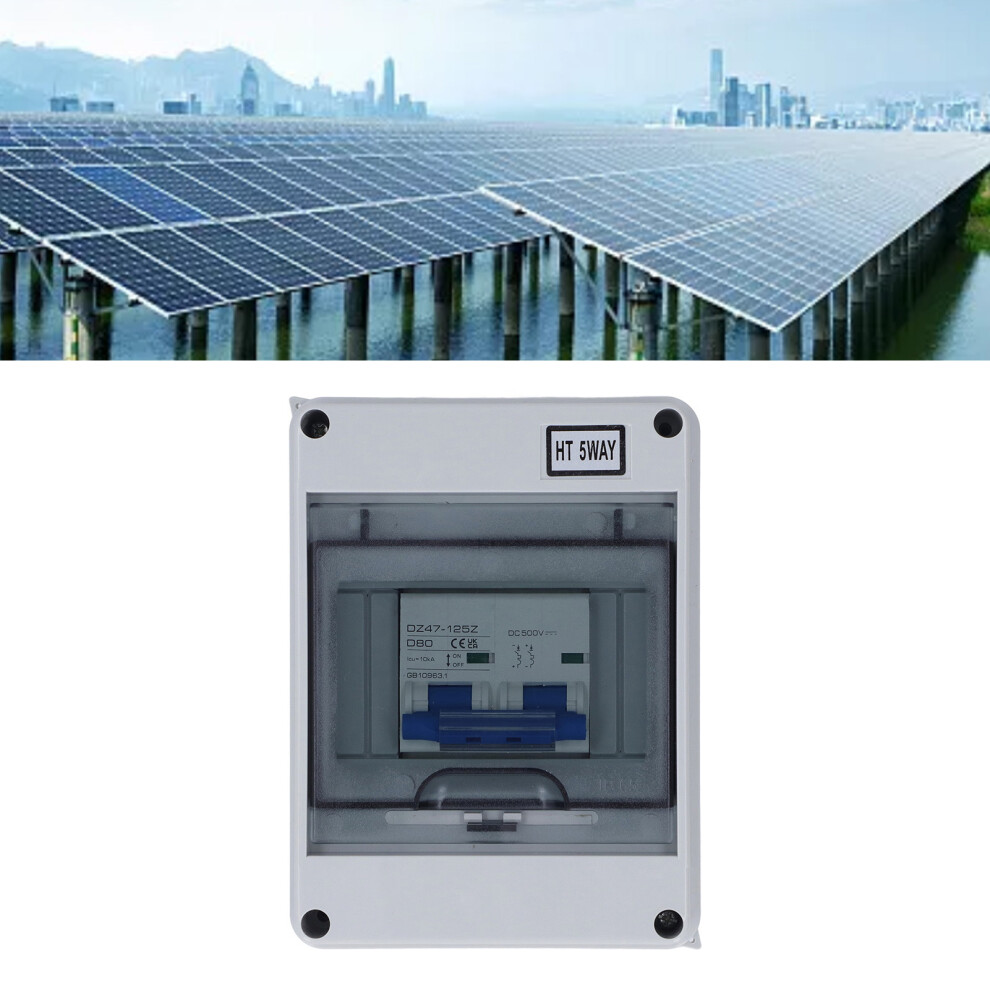 Dc 500V Pv Combiner Box Circuit Breaker Mcb Waterproof Ip65 Distribution Box 8121354552297