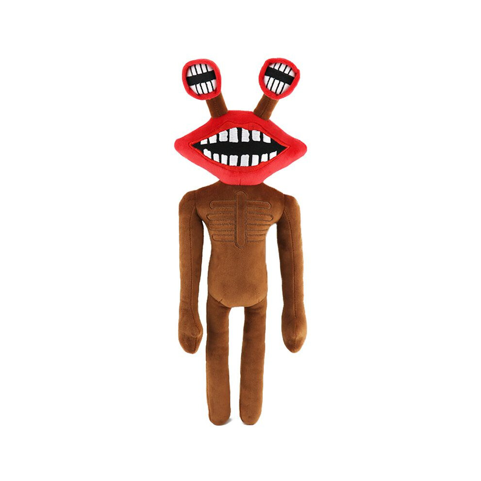 (Big Mouth) Head Horror Siren Plush Toy Big Mouth Clock Poop Monster Stuffed Kid Doll Gifts