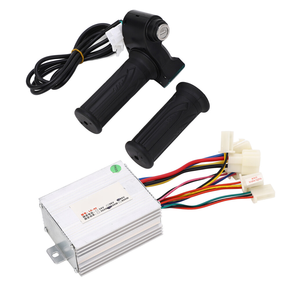 48V 500W Electric Bike Controller Throttle Grip For Tricycle Scooter 9391354554778