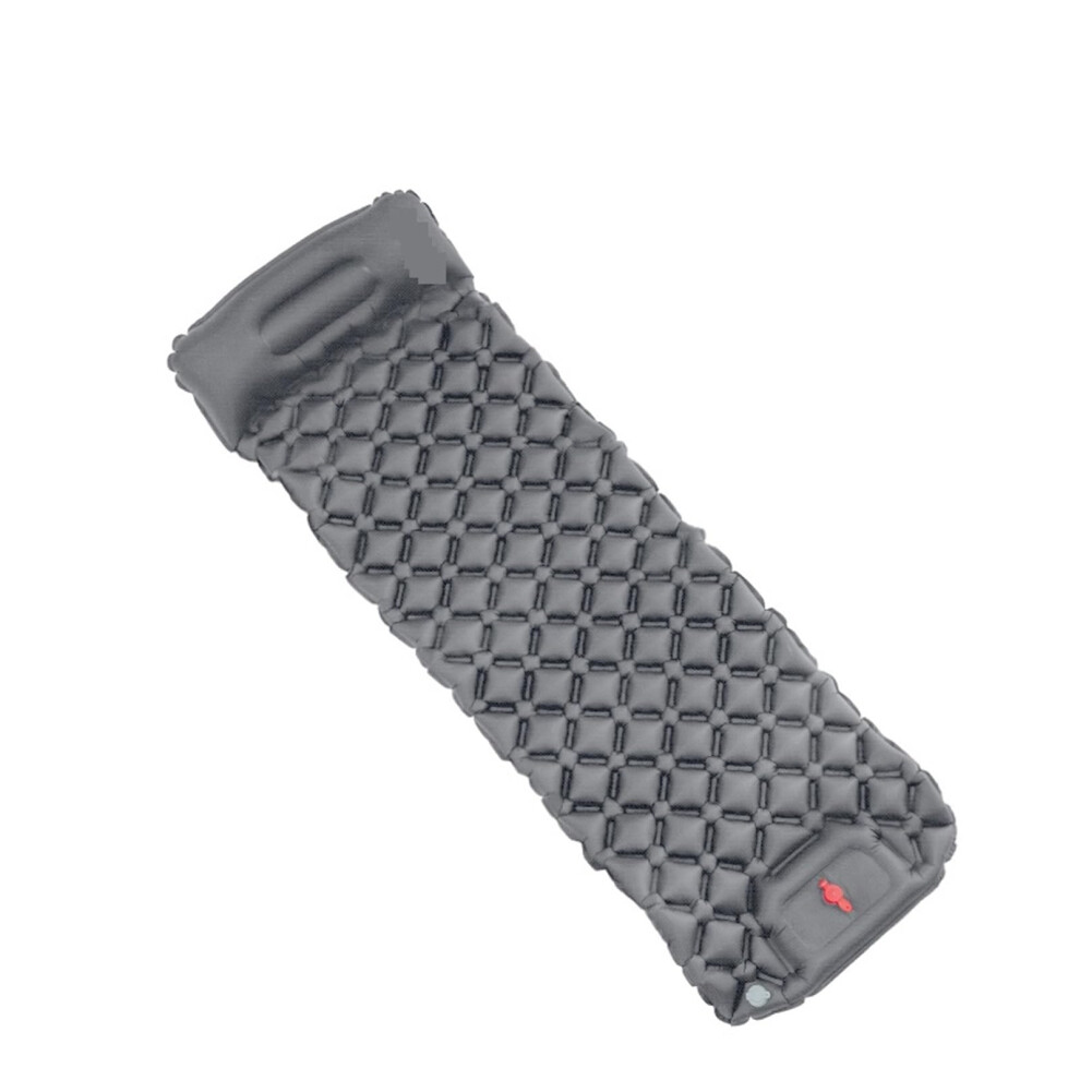 Camping Mat Ultralight Sleeping Pad With Built-In Inflator Pump, Inflatable Mattress With Pillows, Outdoor Hiking Silver-image-OPC-PMFC8YQ-NEW