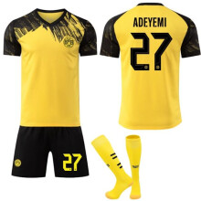 (24) Dortmund FC Heimtrikot für Kinder und Erwachsene mit Stutzen Nr. 27 ADEYEMI Nr. 27 ADEYEMI 24