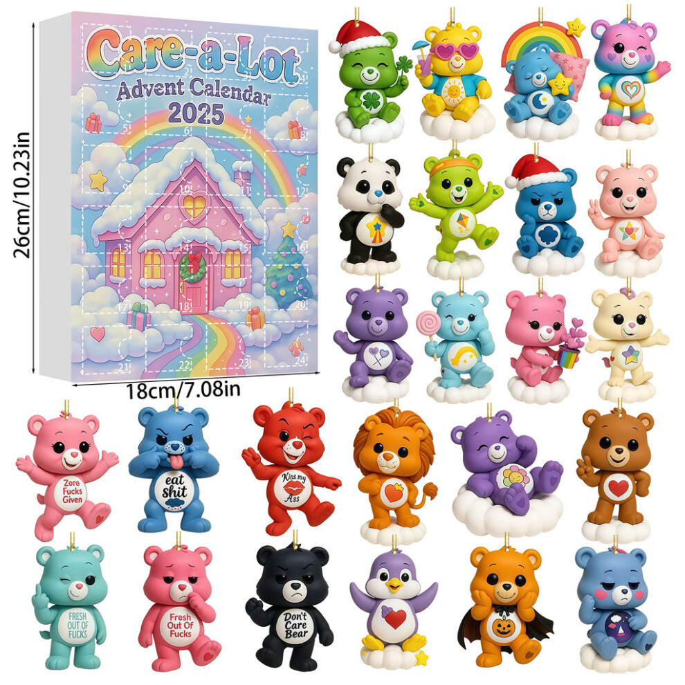 (Carebaer) Football Fries Hamburgers Team Christmas Advent Calendar Box Countdown Blind-image-OPC-PMFCCJK-NEW