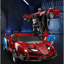 Spiderman Transforming Avengers Radio Remote Control Car 360 Stunt
