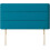 (Double Teal)Plush Velvet Horizontal Lined Headboard 1