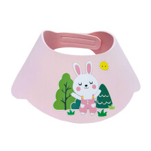 Kids Hair Washing Shield Pink Adjustable Toddler Bath Visor Water Resistant Shampoo Shield Keeps Ears And Eyes Dry