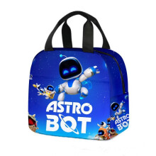 (Style C) Robot Universe 3d Astro Bot Handbag Insulated Bag Cooler Capacity Lunch Bags