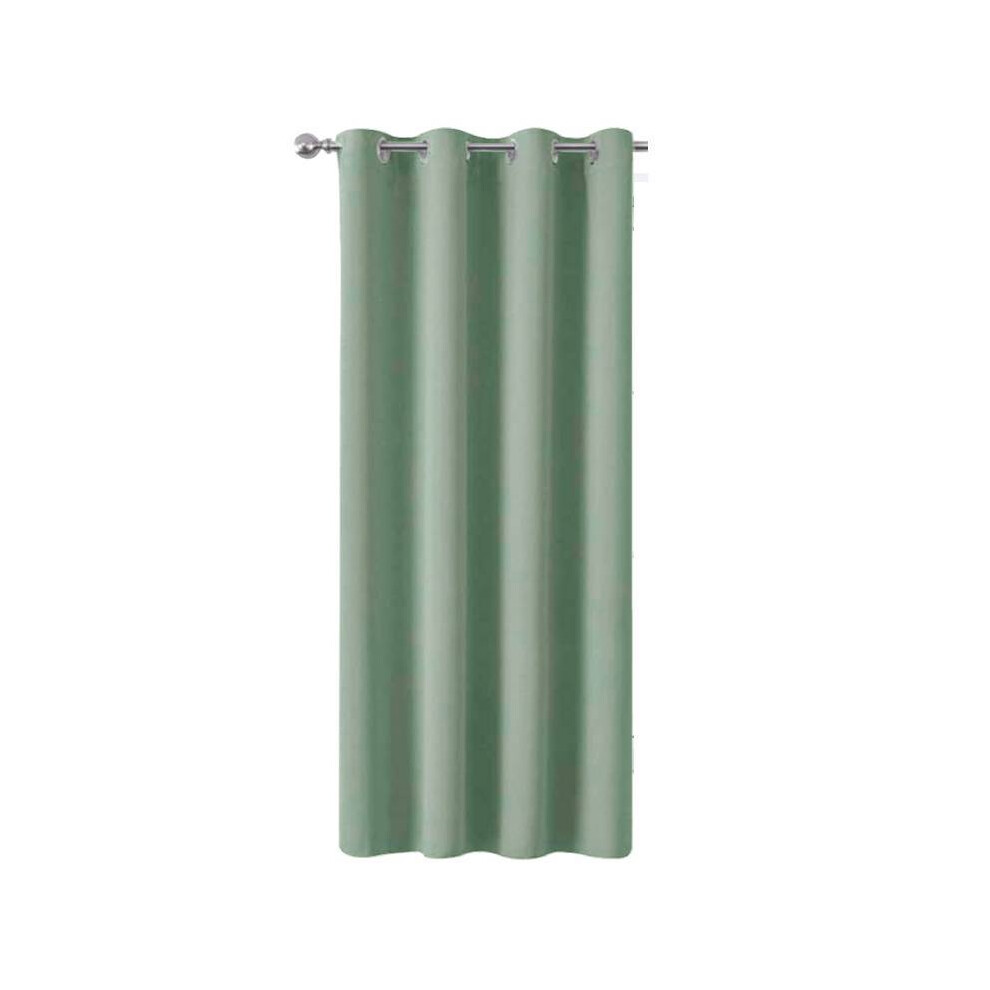 (Green) Blackout Door Insulated Curtain Bedroom Living Room Solid Window Decor Color-image-OPC-PMFCKV6-NEW