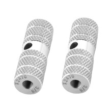 Aluminum Bike Rear Stand 2Pc High Strength Corrosion Resistant Antiskid Foot Pegs For Rear Pedals Bicycle Accessories