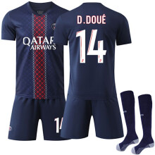(28) Survêtement de sport domicile Paris Saint-Germain enfant adulte n 14 D.Doue 28
