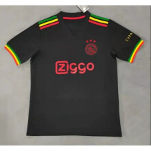 (2XL) 21/22 Ajax 3rd Bob Marley Special Edition Trainingsanzug Herren Sportshirt Fan-Tops Schwarz 2XL