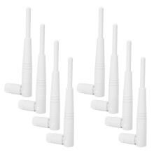 8 st WiFi-antenner 2.4G/5G dubbelband 4DBi Omni RPSMA-gränssnittsantenn datortillbehör