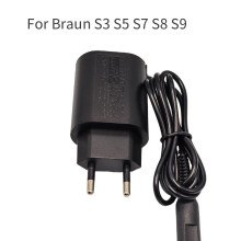 Per Braun S3 S5 S7 S8 S9 Series rasoio standard europeo caricatore spina di alimentazione