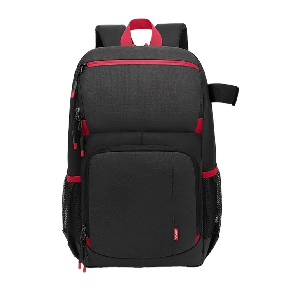 Camera Bag Large-Capacity Waterproof Wear-Resistant Double-Shoulder Backpack For Tripods And Cameras 6068- Black 9393856595051