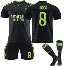 (28)22-23 Real Madrid Auswärtstrikot Nr. 8 Toni Kroos Sporttrikot 28
