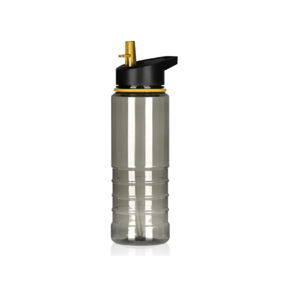 (Yellow) Sports 800Ml Straw Water Bottle Leakproof Bpa Free Large Outdoor Bicycle Fitness Yellow