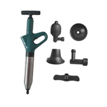 High Pressure Air Plunger for Toilet and Drain Cleaning, Green Color, Air Powered Plunger Tool