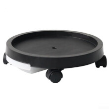 Innovative Flowerpot Tray Base With Rotating Wheels 286mm, Fits Standard Pots, Rotating Wheel Tray For Easy Gardening
