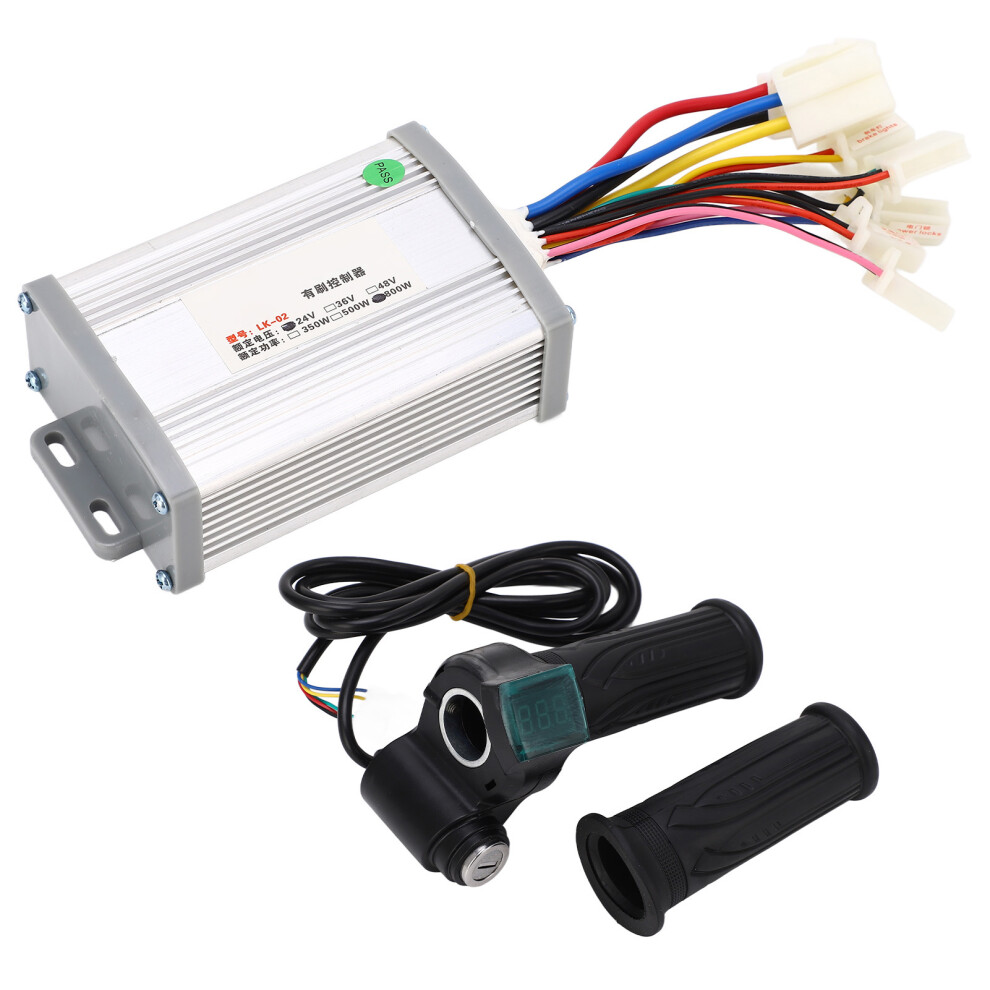 24V 800W Brushed Bike Motor Controller Kit With Power Display & Throttle 7901354587823