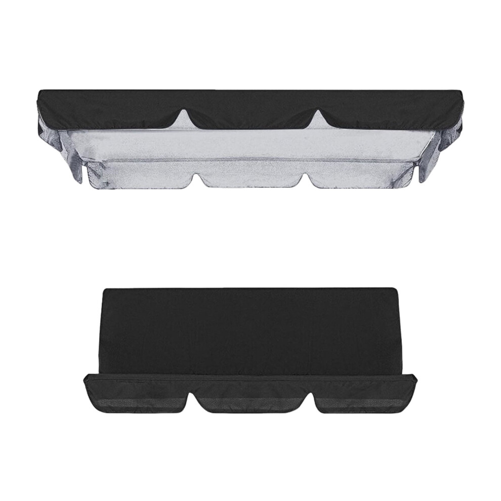 (black, 164x114x15150x50x10) Non Fading Garden Swing Cover For Reliable Comfort Sunscreen Canopy-image-OPC-PMFDXQS-NEW