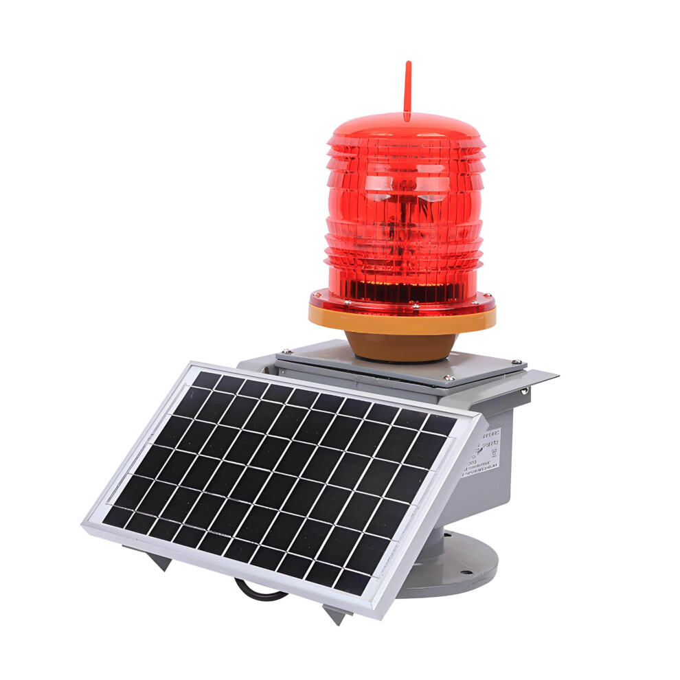 Low Intensity Strobe Obstacle Beacon St155led 15W Solar Powered Led Aviation Obstacle Warning With Photocell Light 9354506512811