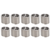 10Pcs Gewinde Reparatur Einsätze Stahl Draht