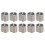 10Pcs Gewinde Reparatur Einsätze Stahl Draht 1