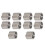 10Pcs Gewinde Reparatur Einsätze Stahl Draht 4