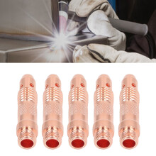 5-teiliges Kupfer-Collet-Set für WP 17 18 26 TIG-Schweißbrenner Zubehör