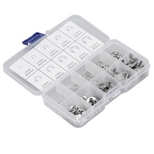 200 Stück E-Clip-Set, Edelstahl, M1,5–M10