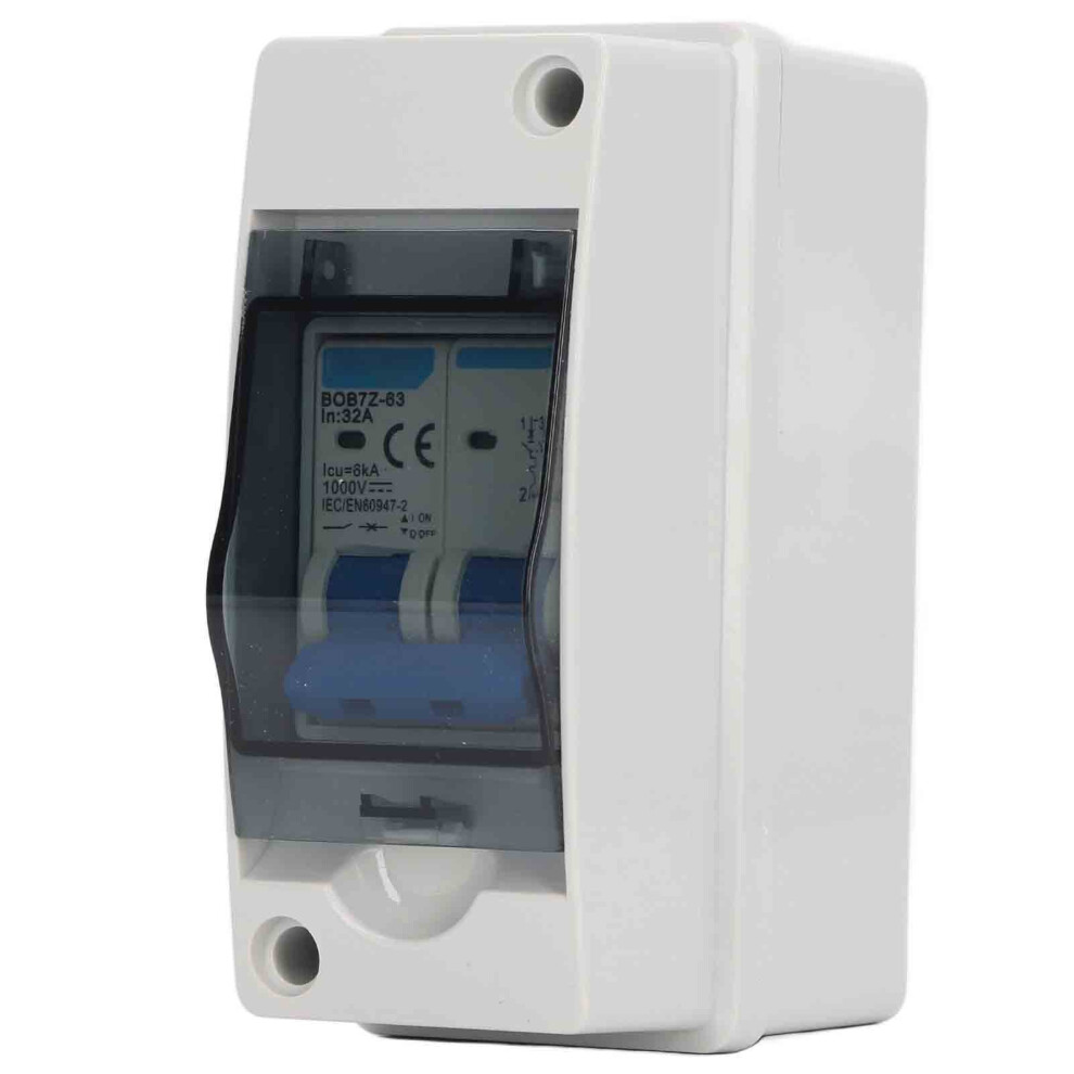 Durable 32A Dc Circuit Breaker Solar Disconnect Switch Ip65 Rated 7891354593699