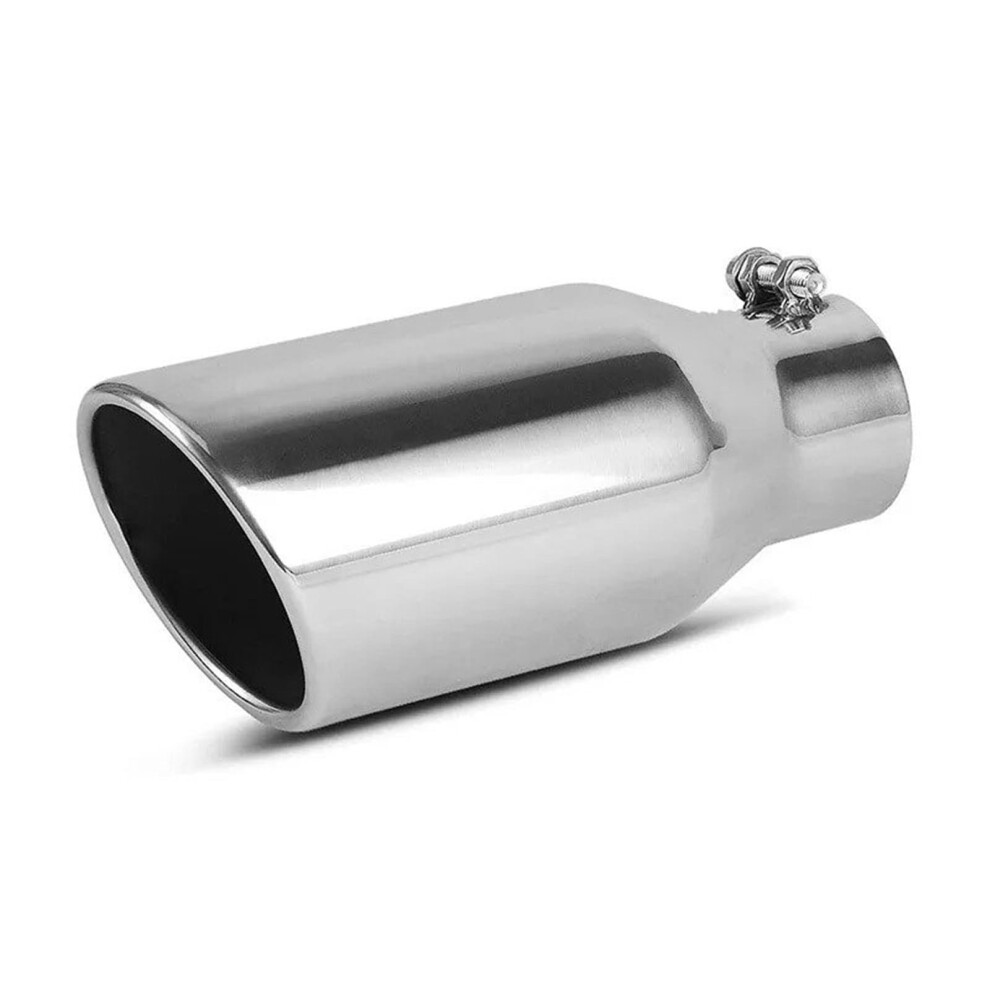 Car Exhaust Pipe 63Mm Inlet 2.5 Inch Outlet 101Mm 4 Inch Tail Pipe Universal Stainless Steel Muffler Tip 9393856595969