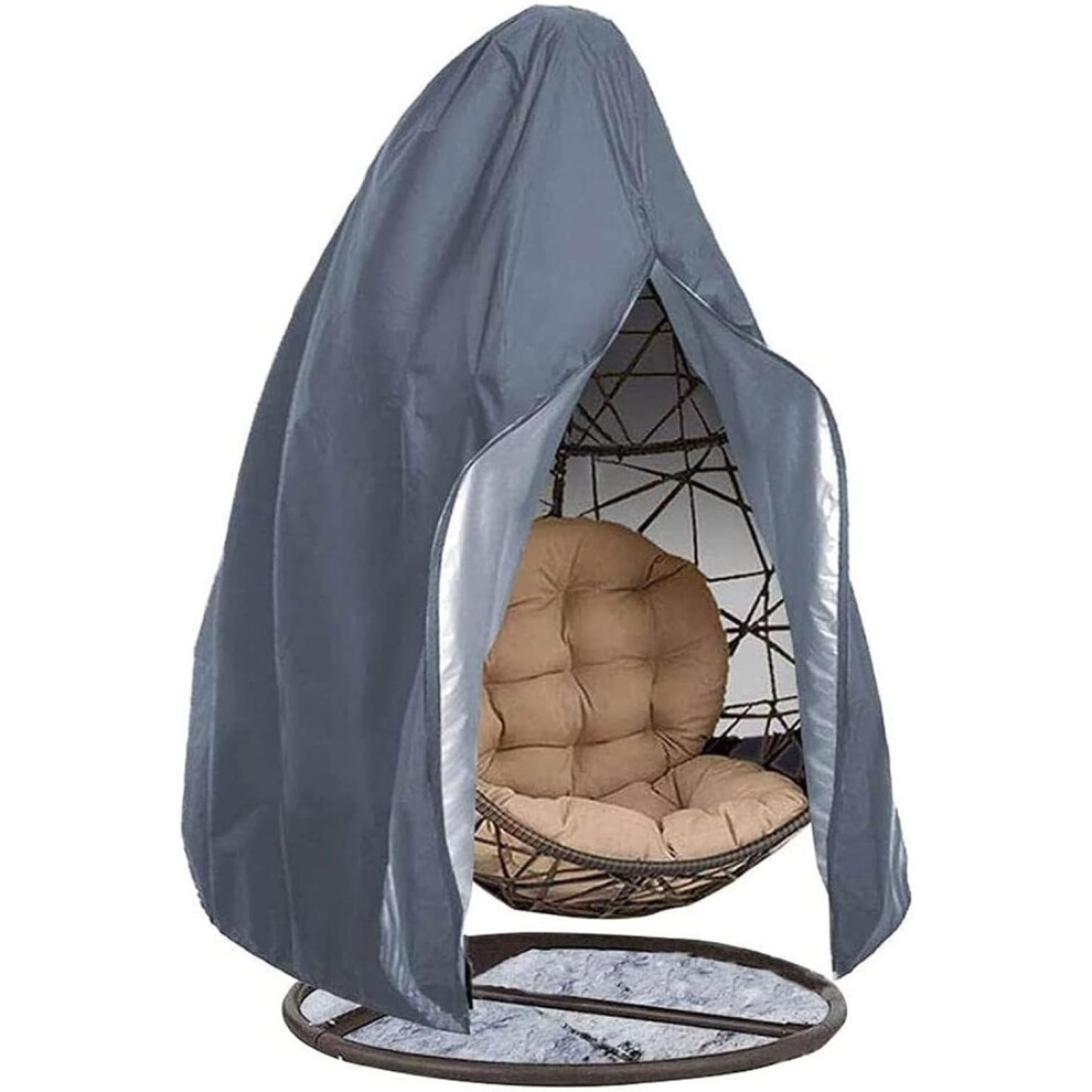 Waterproof 210D Chair Cover UV-Resistant 115x190 CM Grey Grigio For Hanging Chairs Egg Chairs and Swings-image-OPC-PMFF6B7-NEW