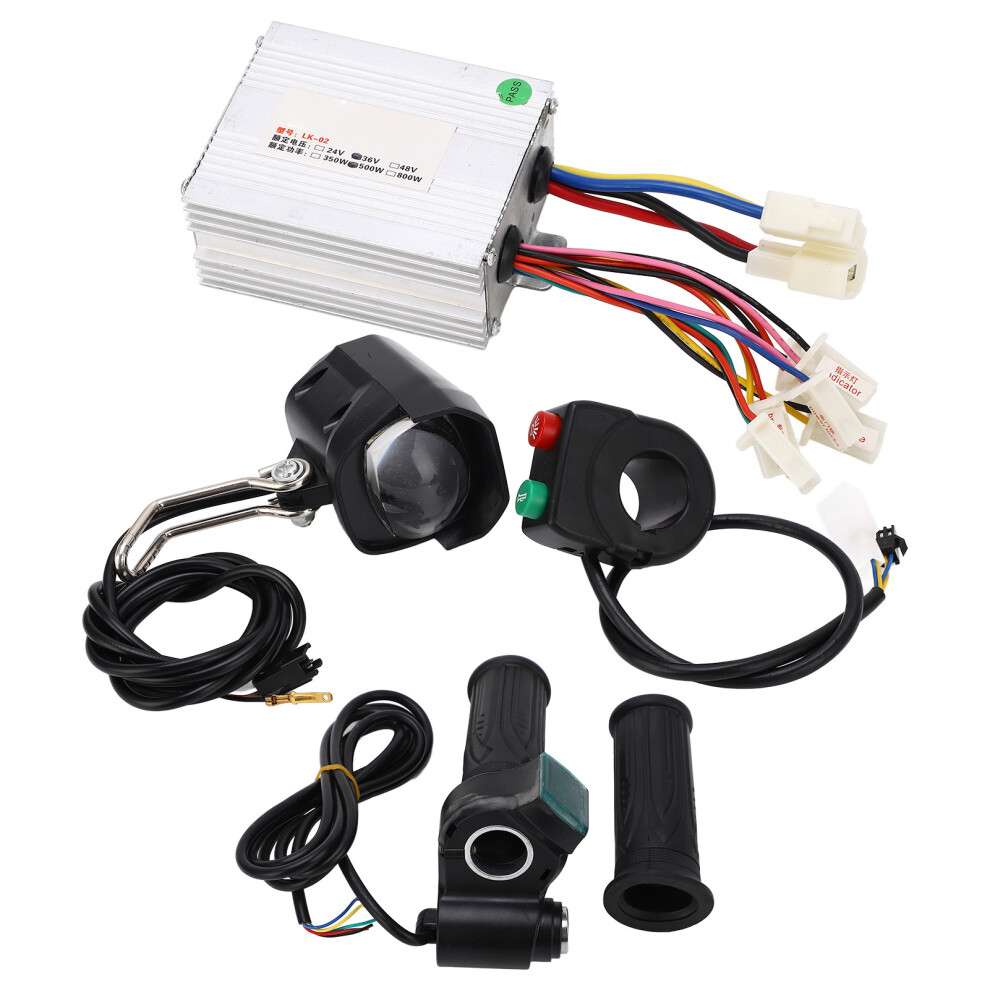 36V 500W Electric Bike Handlebar Controller Kit With Throttle & Sensitive Control 7901354595514